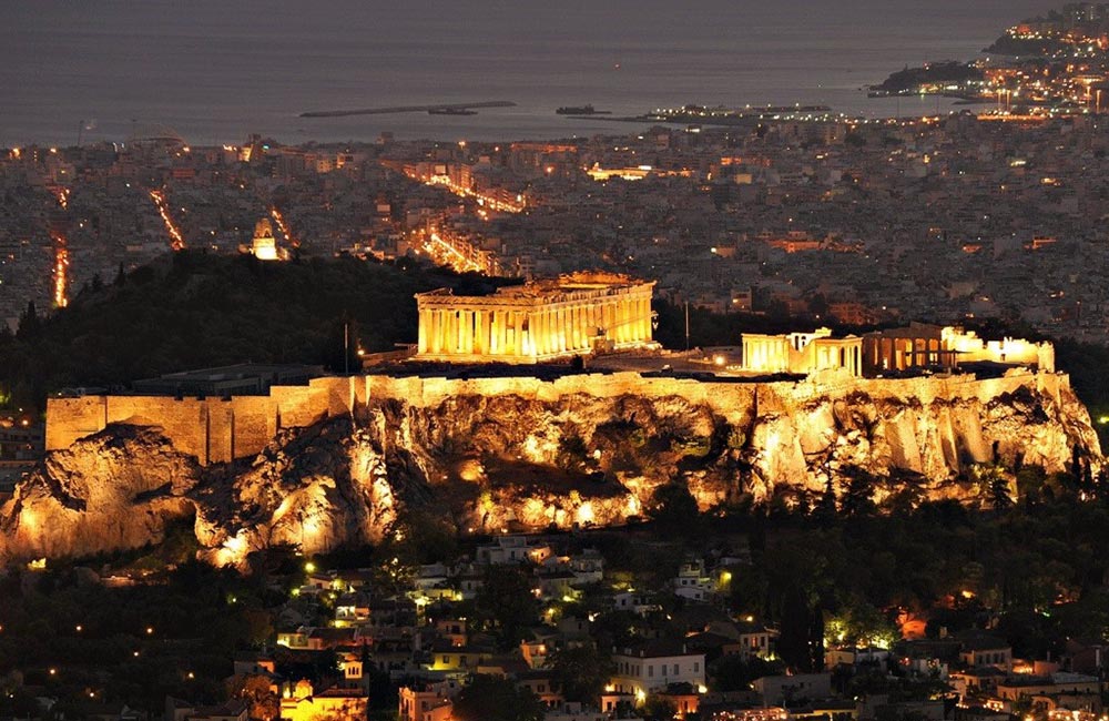 Parthenon-At-Night
